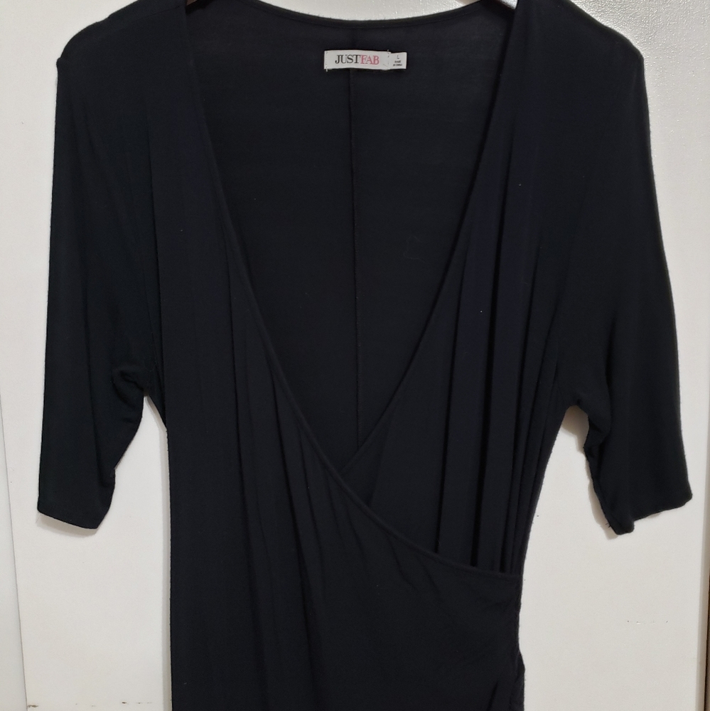 JustFab Women's Black Dress